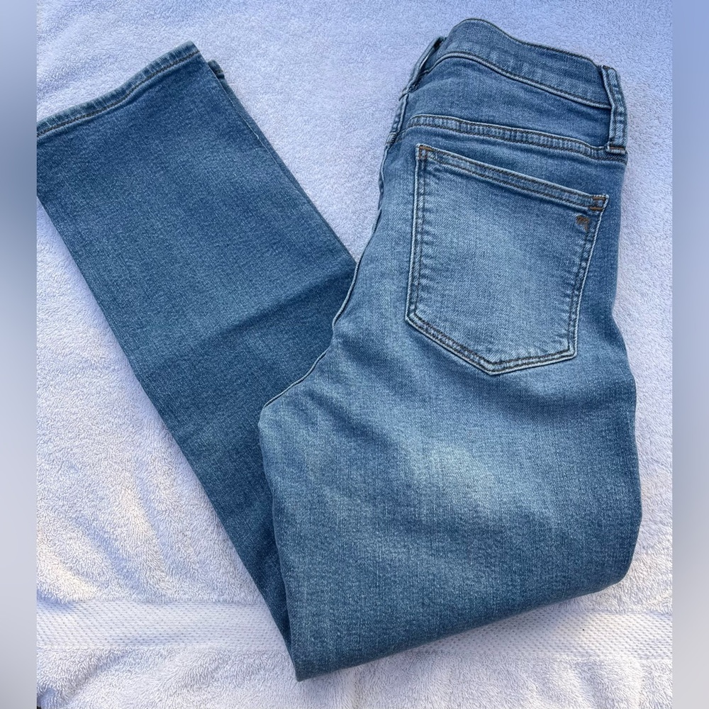 Madewell women’s stovepipe mid rise jeans size 27 EUC